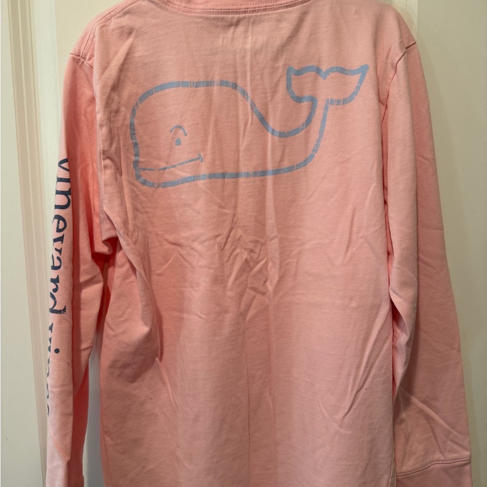 Vineyard Vines Light Pink Pocket Tee — Sz S